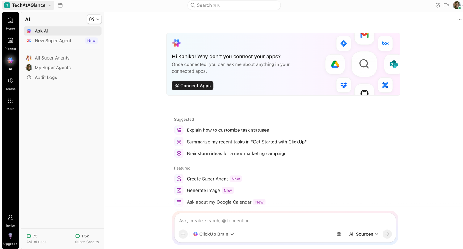 clickup ai