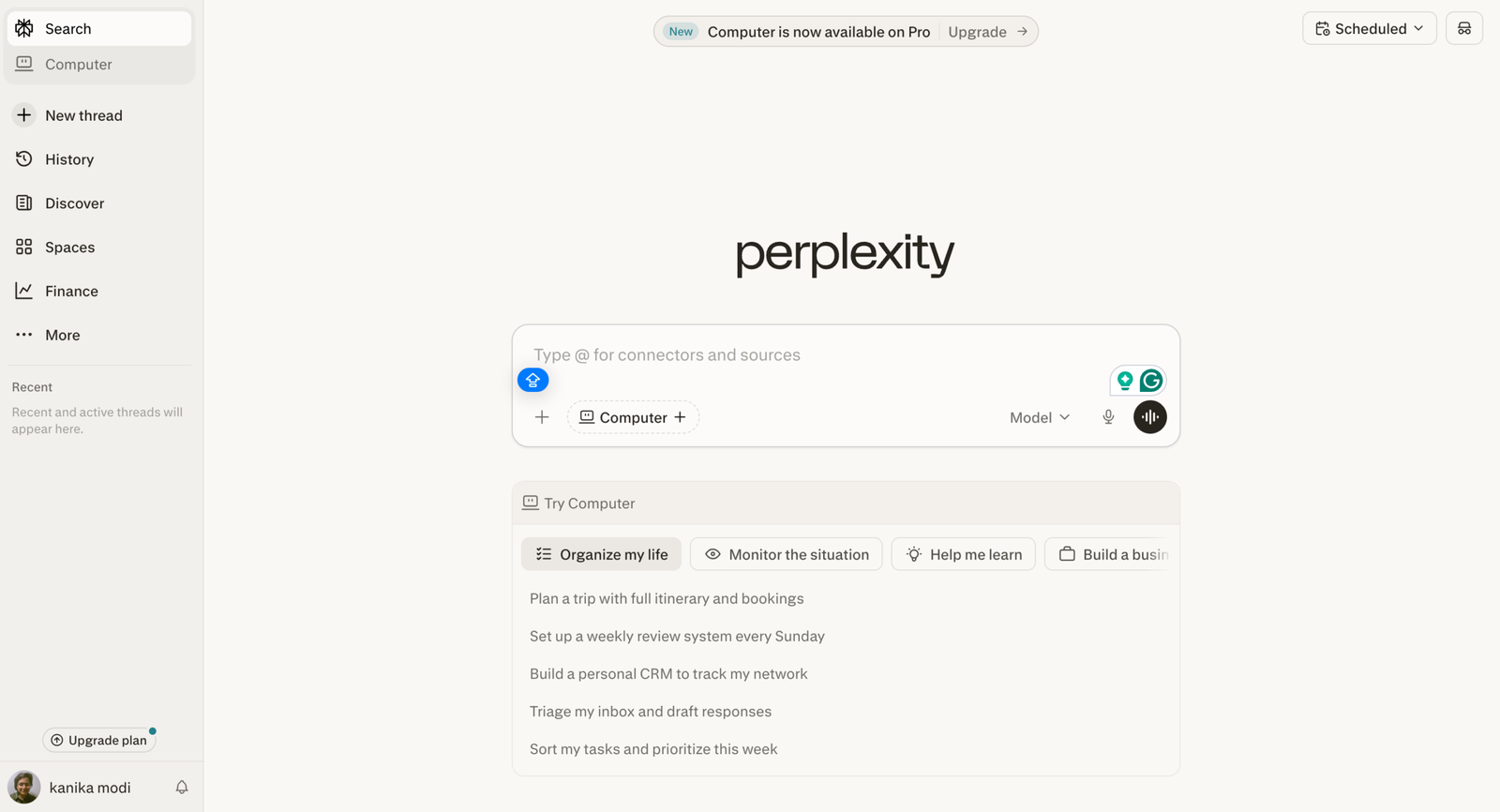 Ai research tools Perplexity pro