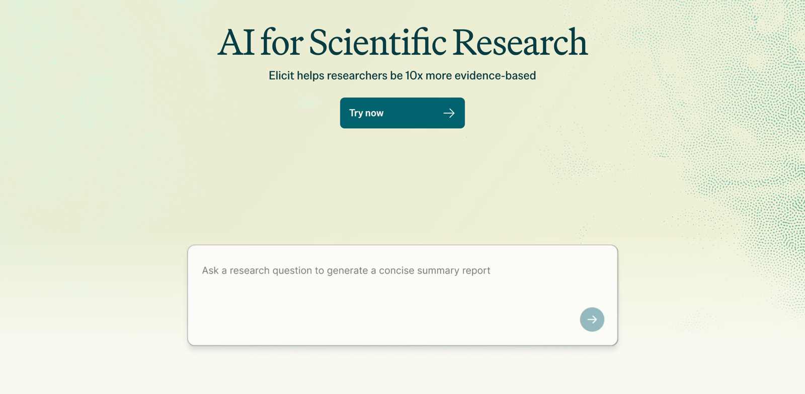Ai research tools Elicit pro